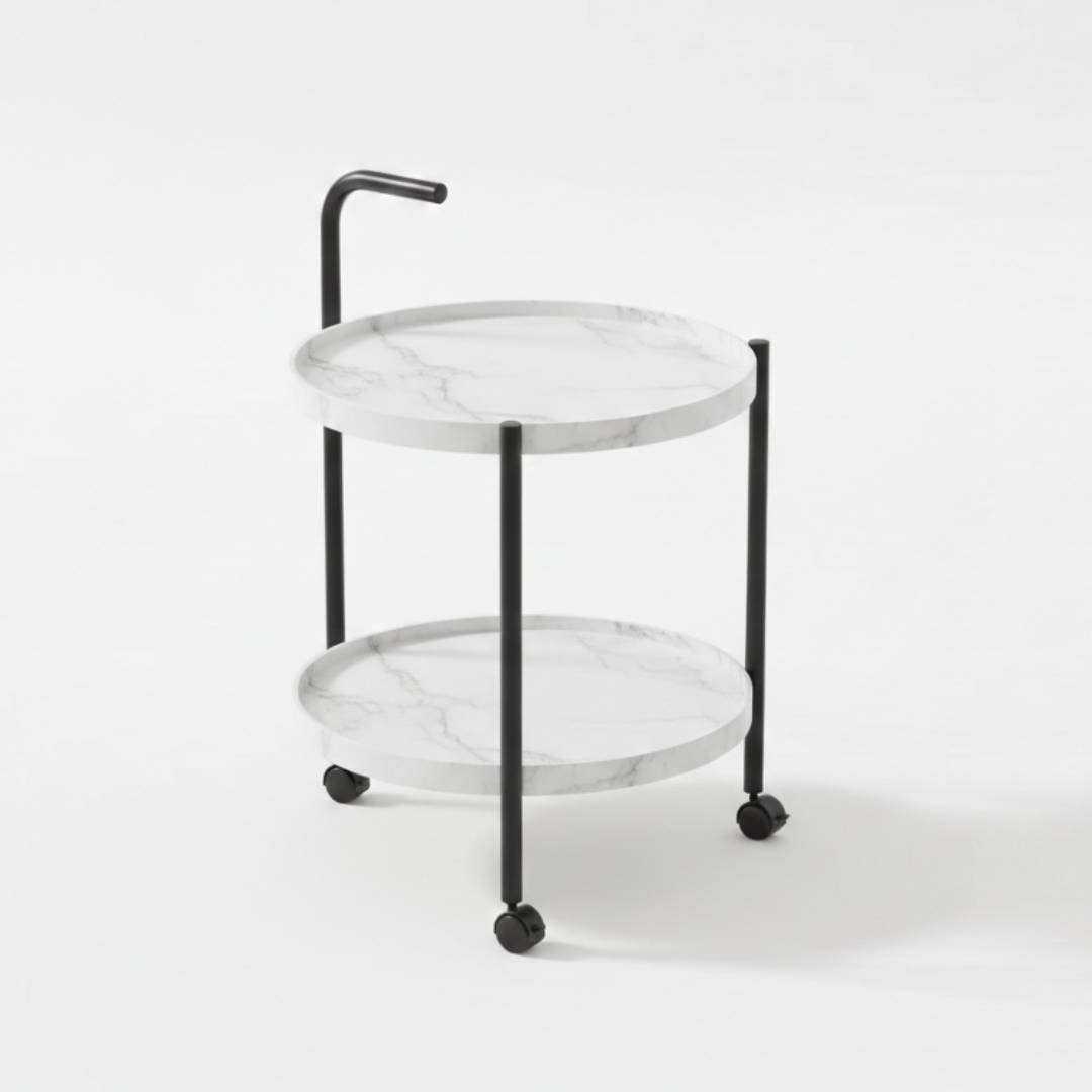 Pokretni bočni okrugli stočić